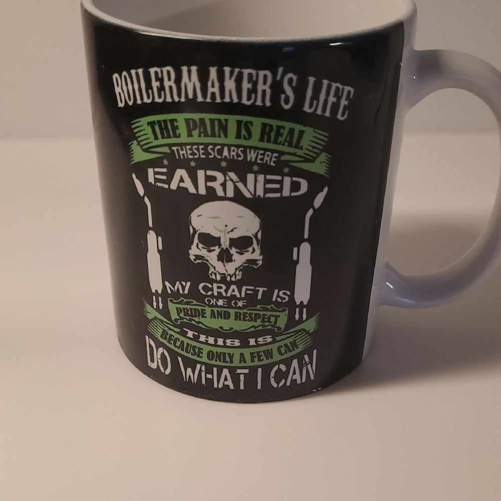 Boilermaker's Life Black and Green Mug